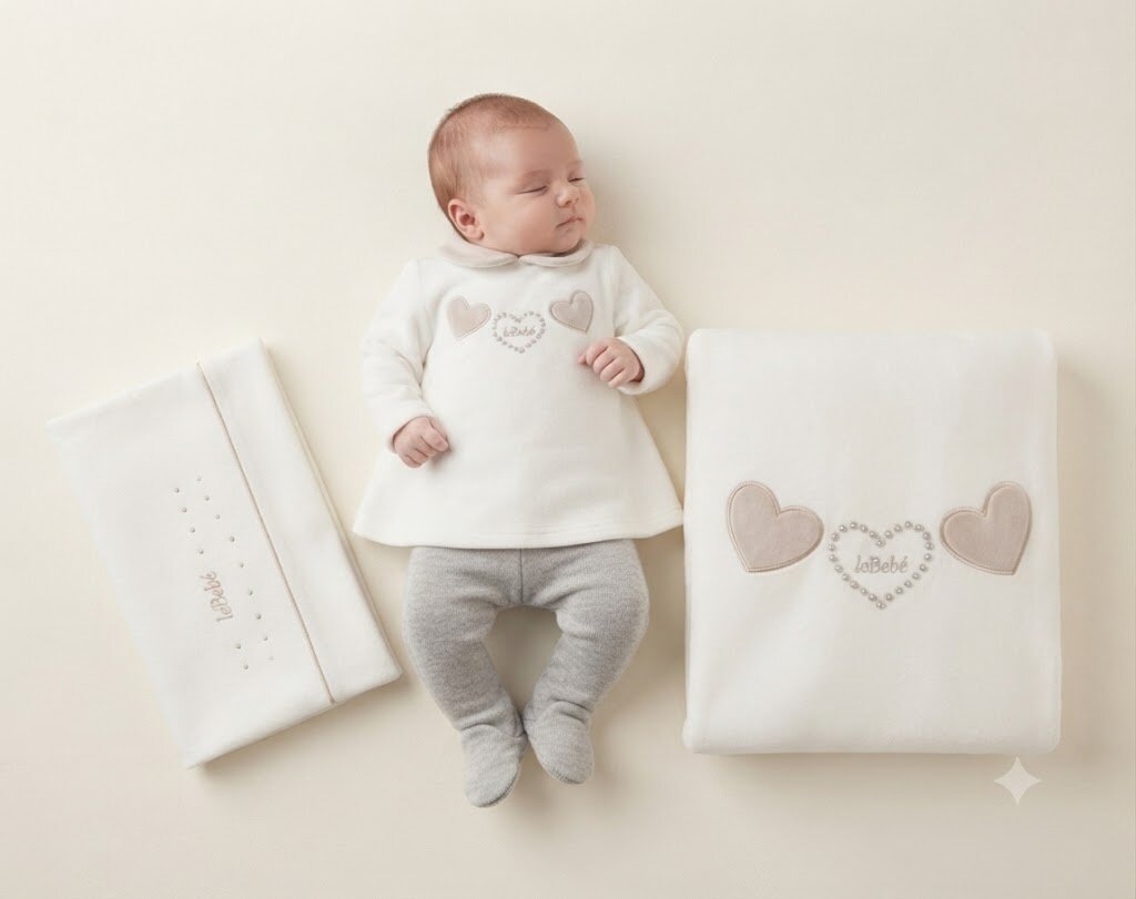 LE BEBE' COORDINATO FELPA 3045
